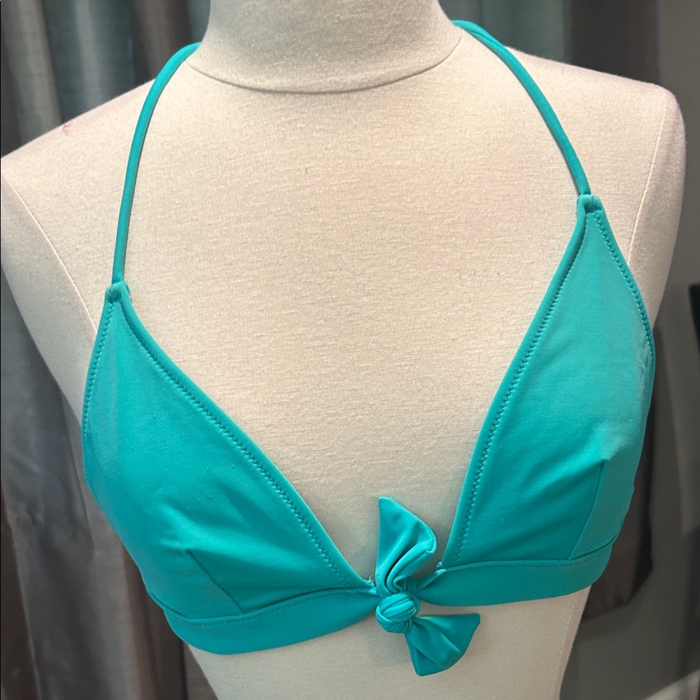 Victoria's Secret Turquoise Bikini Top size medium